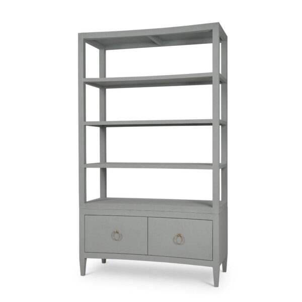 Bramble 76647 Westminster Concave Linen Wrapped Shelving Unit
