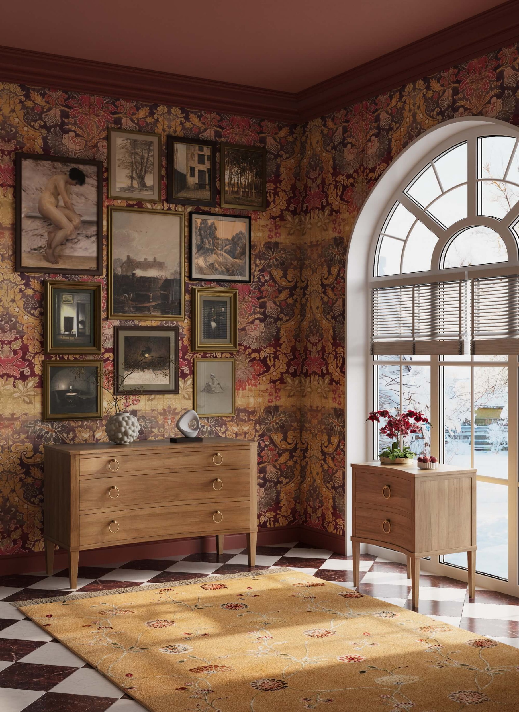 Bramble 76714 Bow 3 Drawer Chest Bramble 76714 Bow 3 Drawer Chest