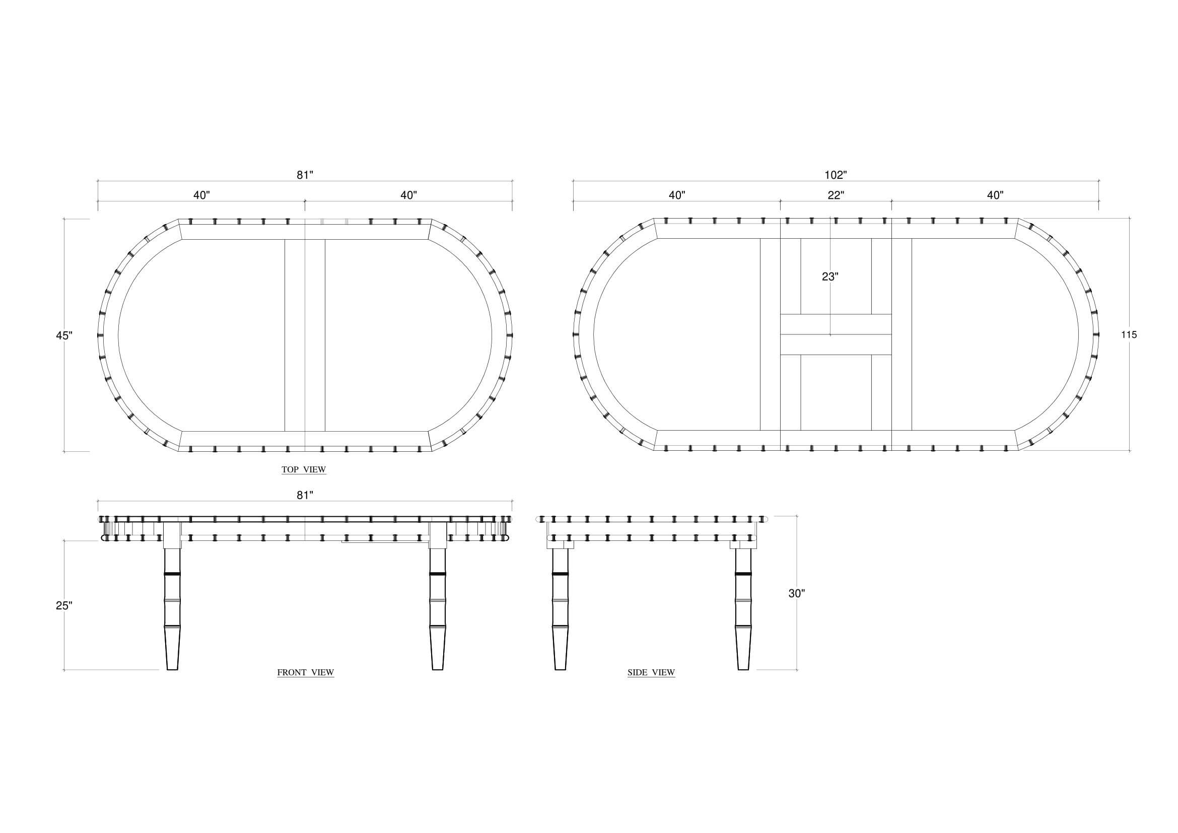 Bramble 76750 Grosvenor Butterfly Oval Extension Dining Table 80- 102" Bramble 76750 Grosvenor Butterfly Oval Extension Dining Table 80- 102"