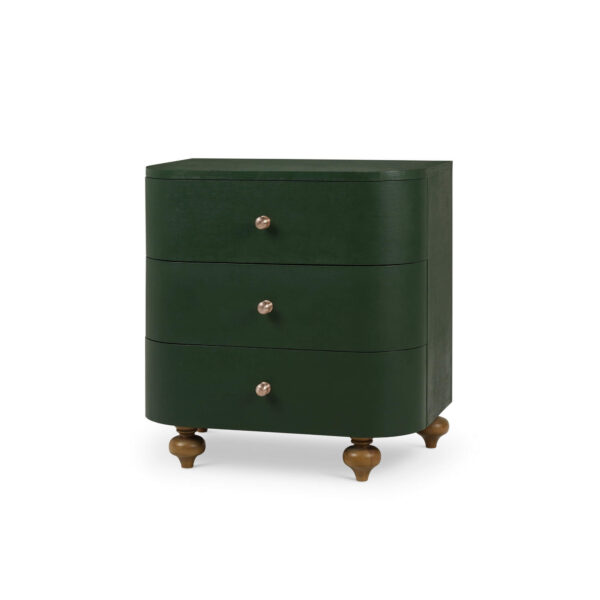Bramble 76807 Fenchurch Linen Wrapped Bedside Table