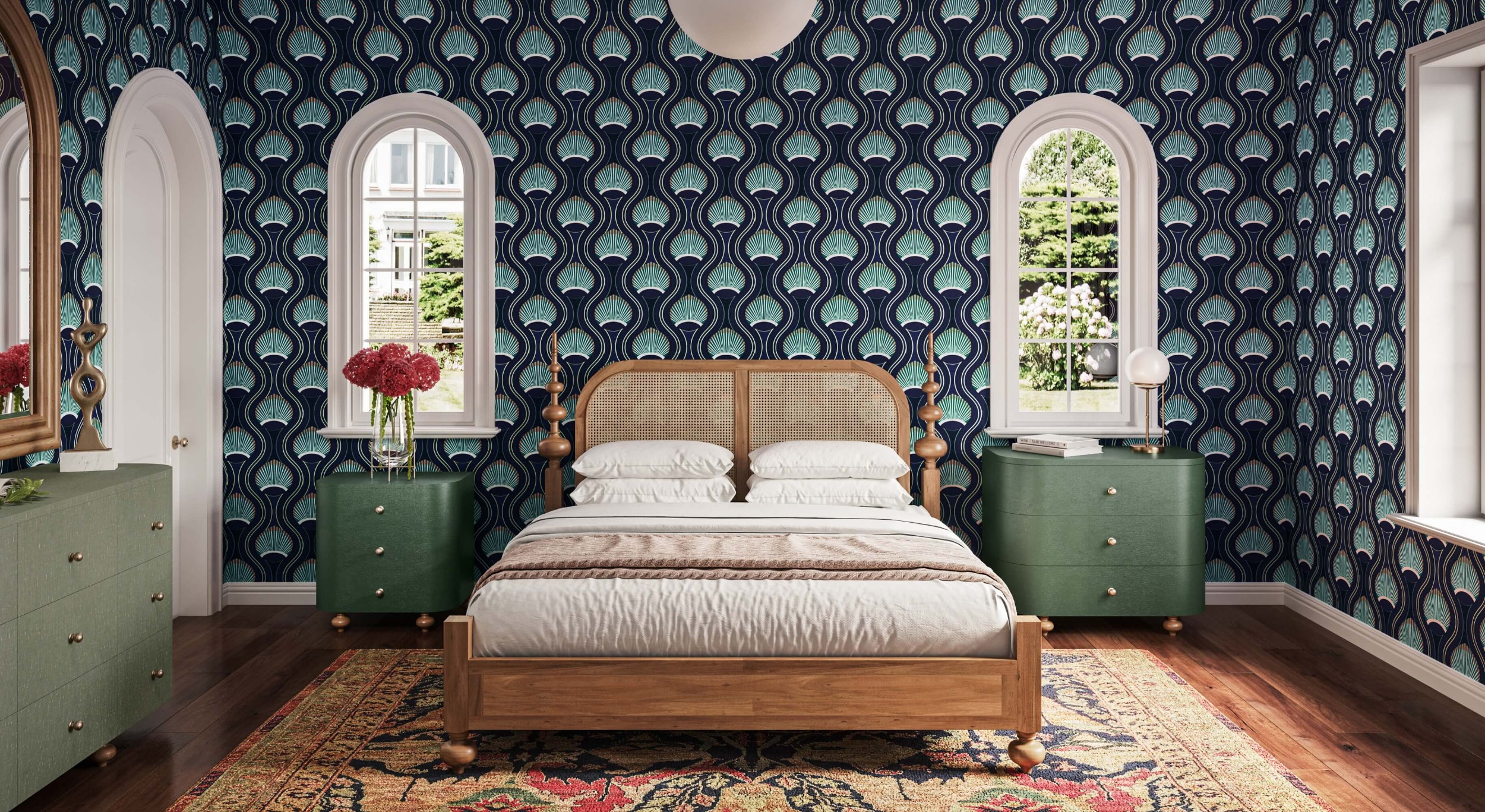 Bramble 76813 Fenchurch 9 Drawer Linen Wrapped Dresser Bramble 76813 Fenchurch 9 Drawer Linen Wrapped Dresser