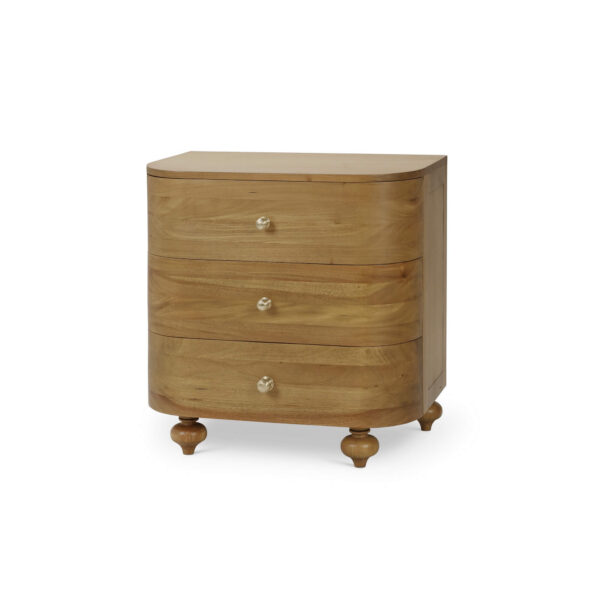 Bramble 76821 Fenchurch Solid Wood Bedside Table