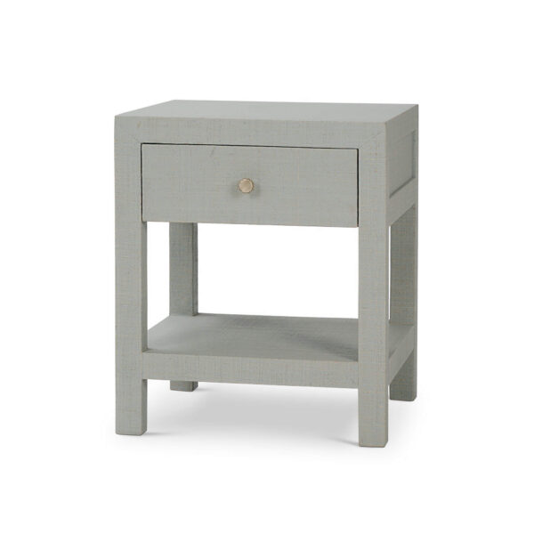 Bramble 28585 Kagu 1 Drawer Nightstand w/ Raffia