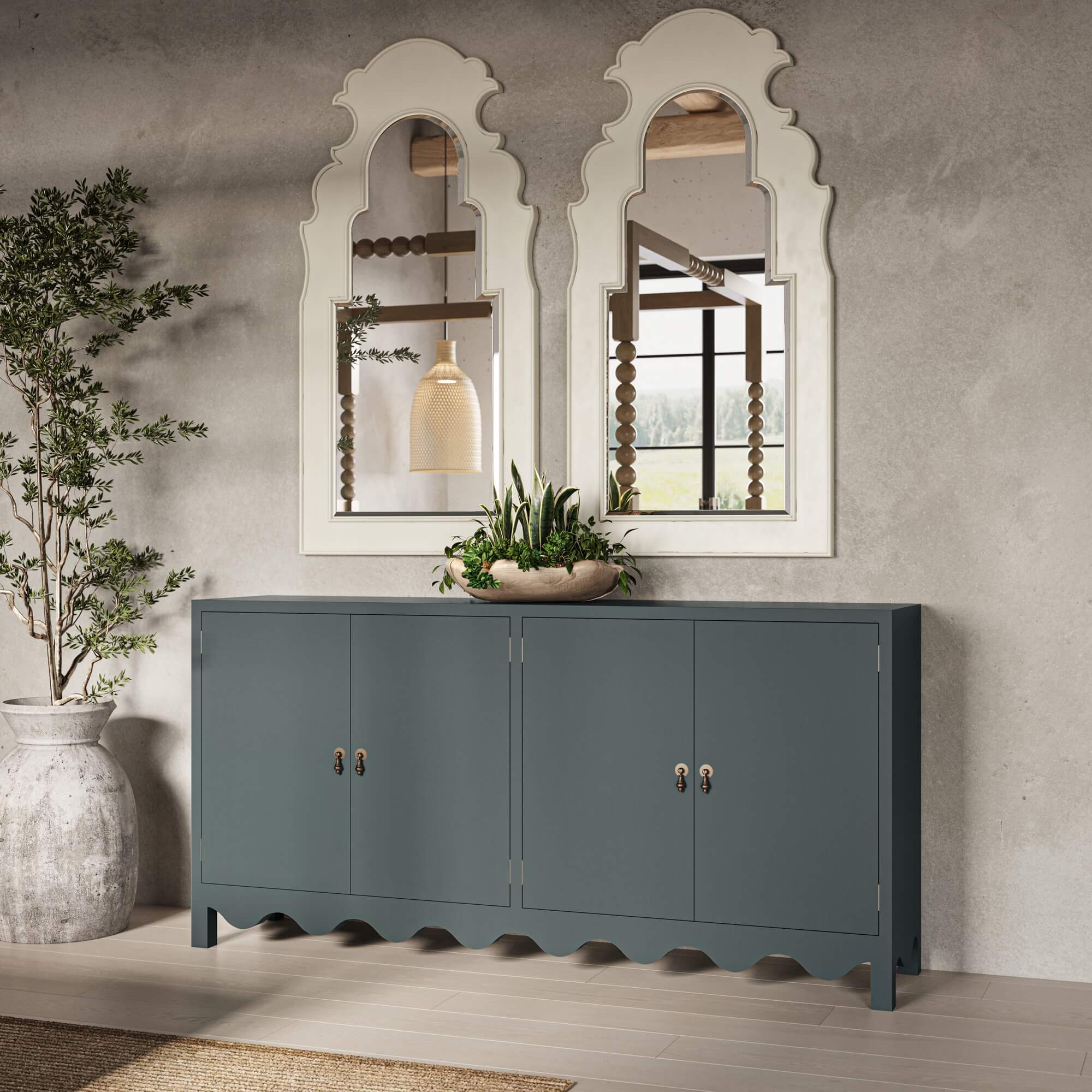 Bramble 28705 Chloe 4 Door Sideboard Bramble 28705 Chloe 4 Door Sideboard