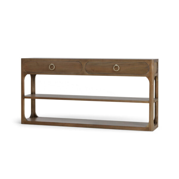 Bramble 28708 Corte Open Console Table w/ 2 Drawers