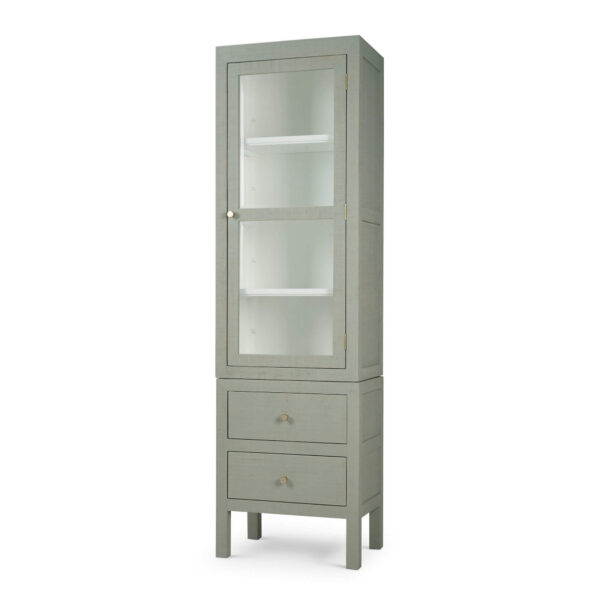 Bramble 28719 Kagu Tall Cabinet Wrapped in Raffia
