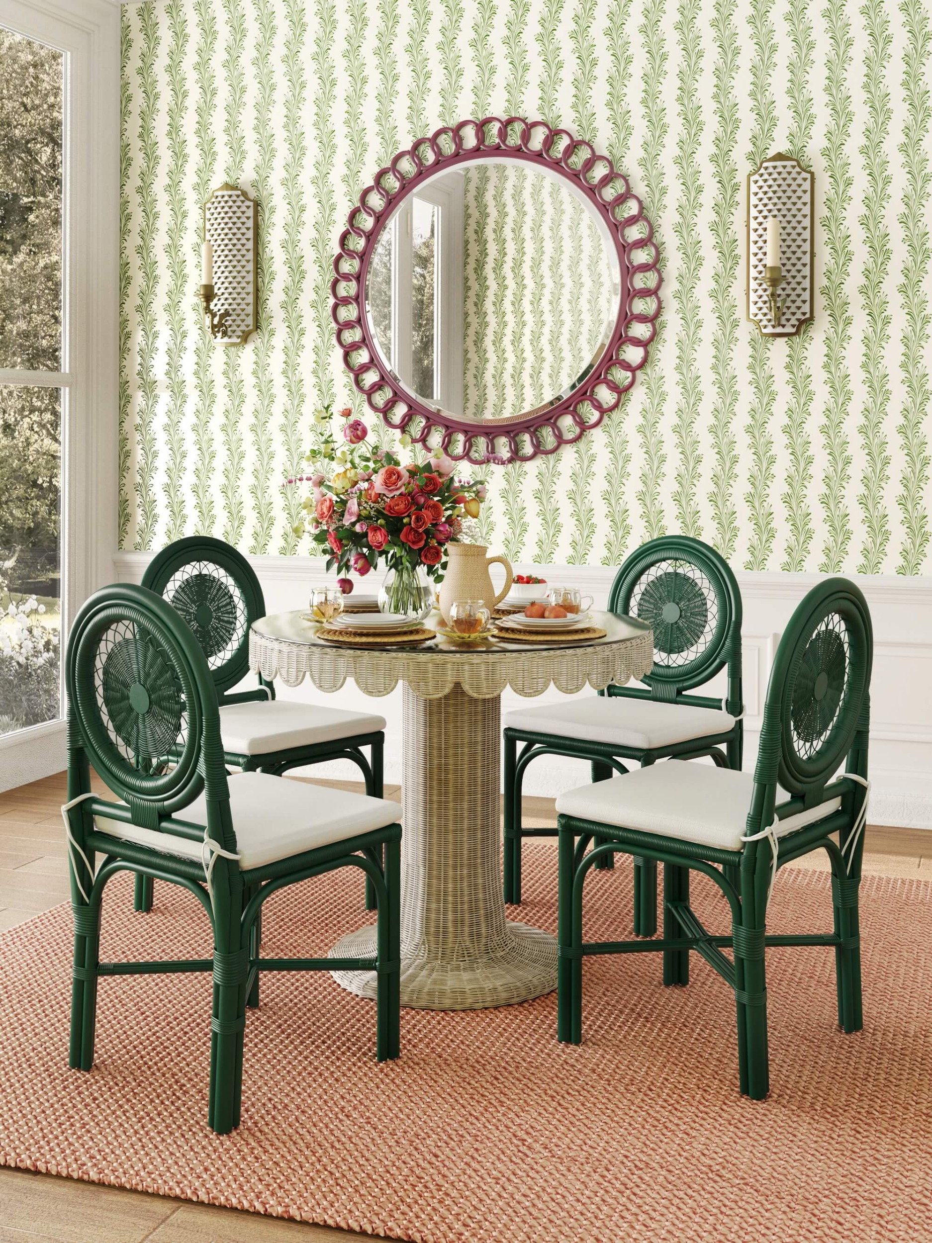 Bramble 29113 Rosette Mirror Bramble 29113 Rosette Mirror