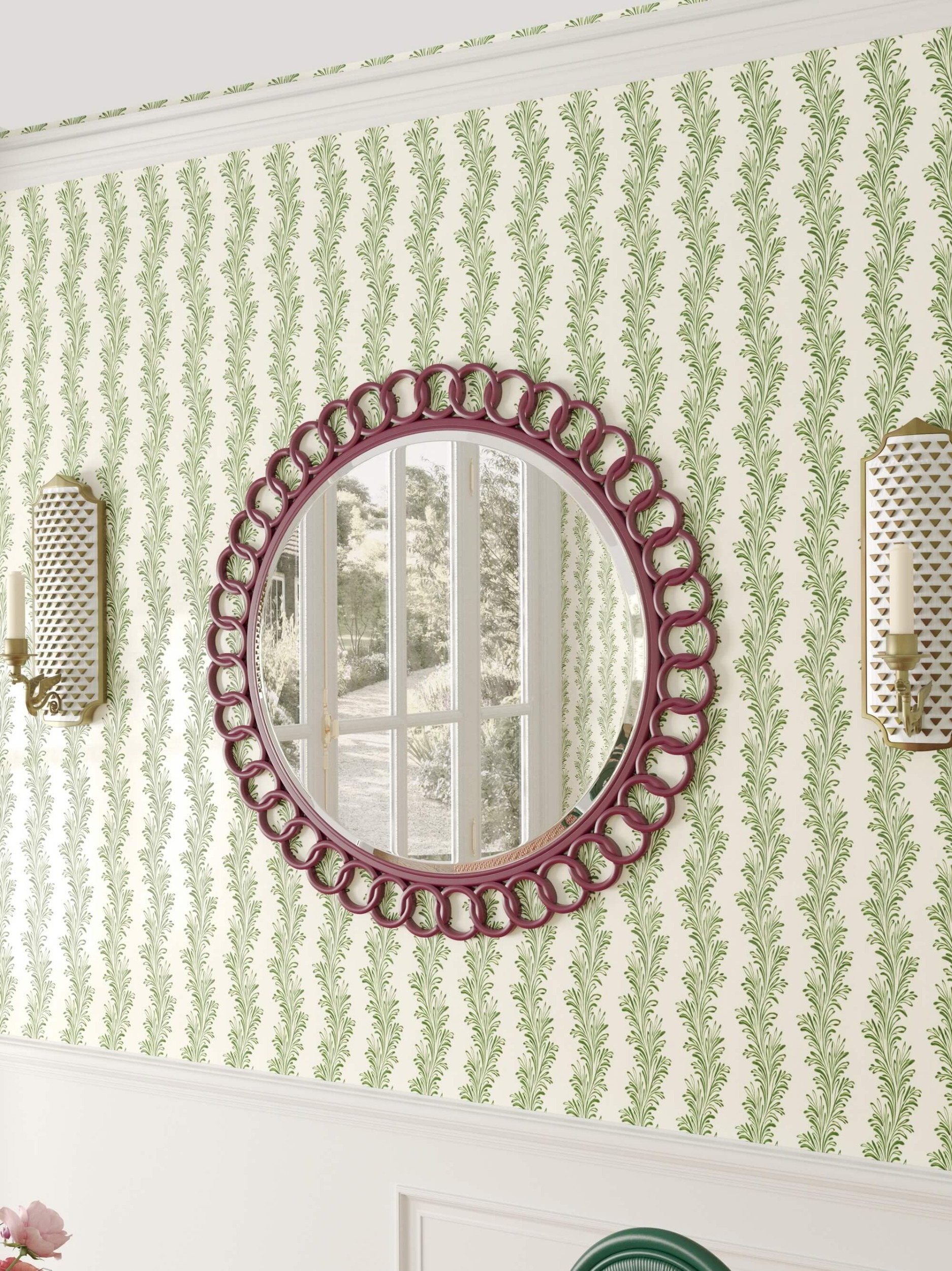 Bramble 29113 Rosette Mirror Bramble 29113 Rosette Mirror