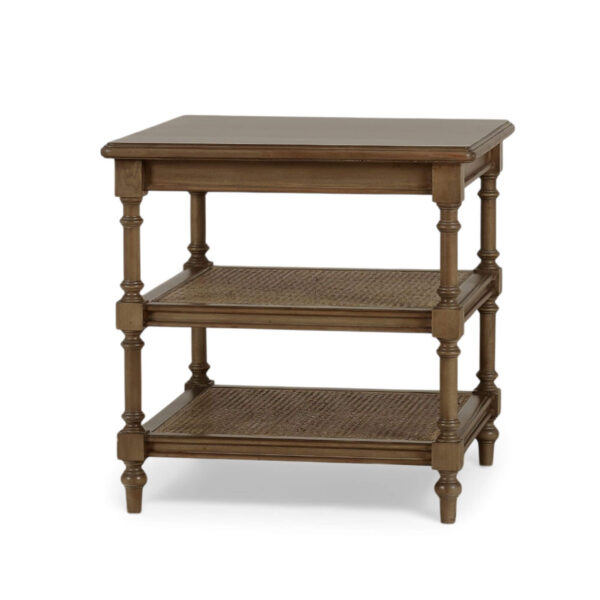 Bramble 29131 Palmetto Side Table w/ Open Shelves