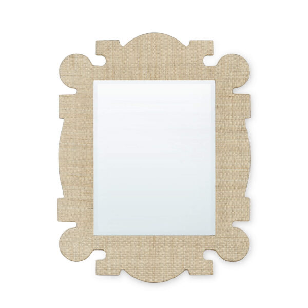 Bramble 29144 Rodeo Mirror w/ Rattan