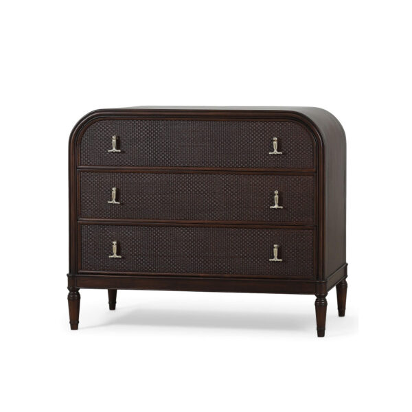Bramble 29148 Langford 3 Drawer Dresser w/ Rattan