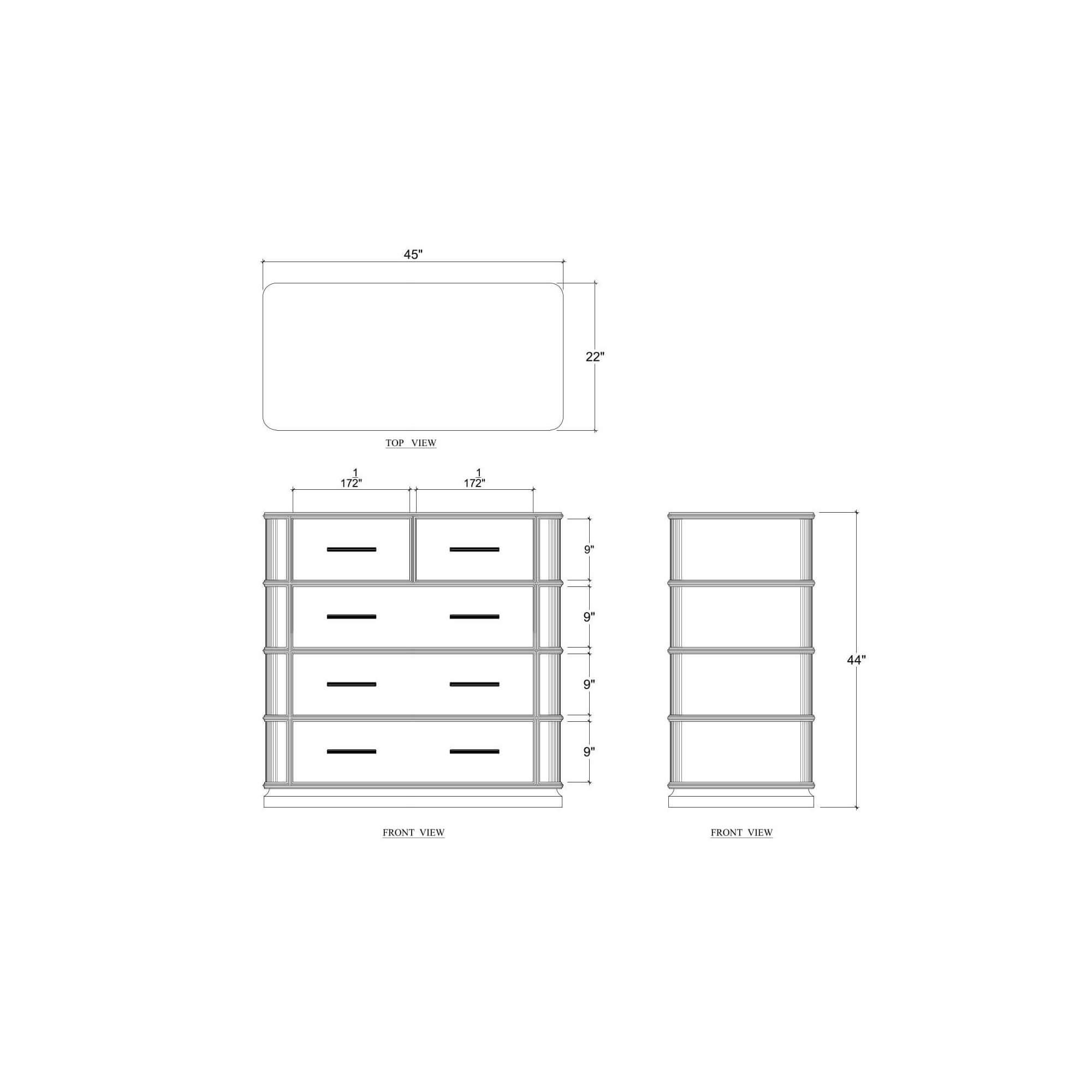 Bramble 29158 Carmel 5 Drawer Dresser Bramble 29158 Carmel 5 Drawer Dresser