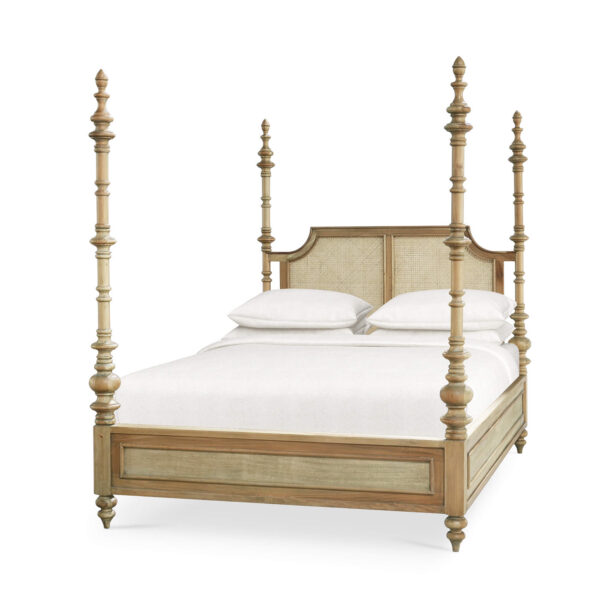 Bramble 29181 Savannah Rattan Bed Queen (* adjustable posters)