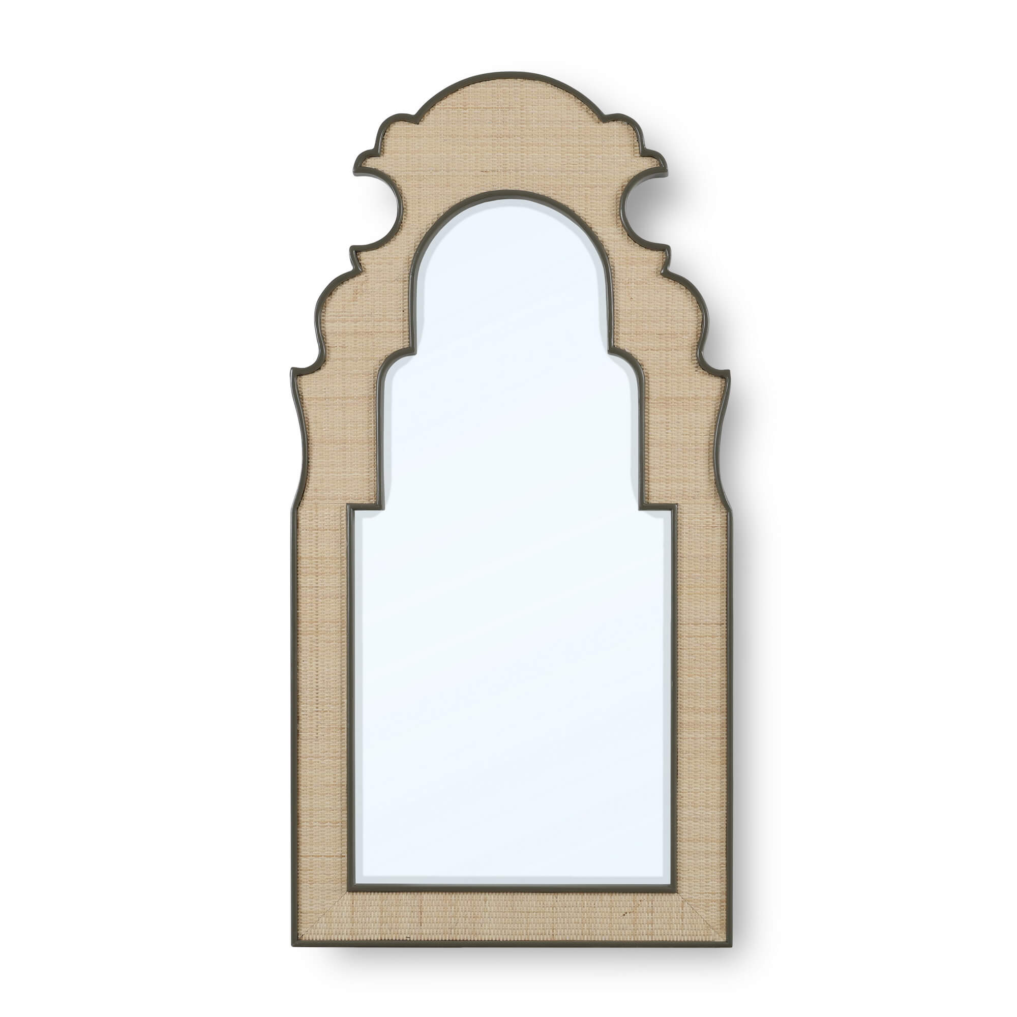 Bramble 29182 Lotus Mirror w/ Inset Rattan Bramble 29182 Lotus Mirror w/ Inset Rattan