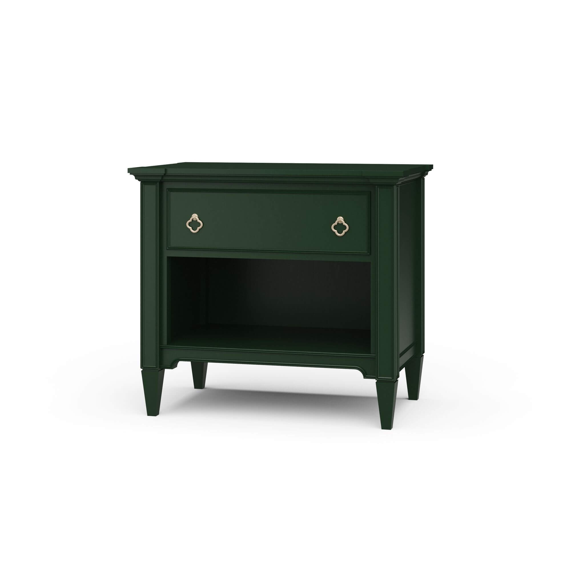 Bramble 29198 Chinois Nightstand w/ Drawer & Open Shelf Bramble 29198 Chinois Nightstand w/ Drawer & Open Shelf