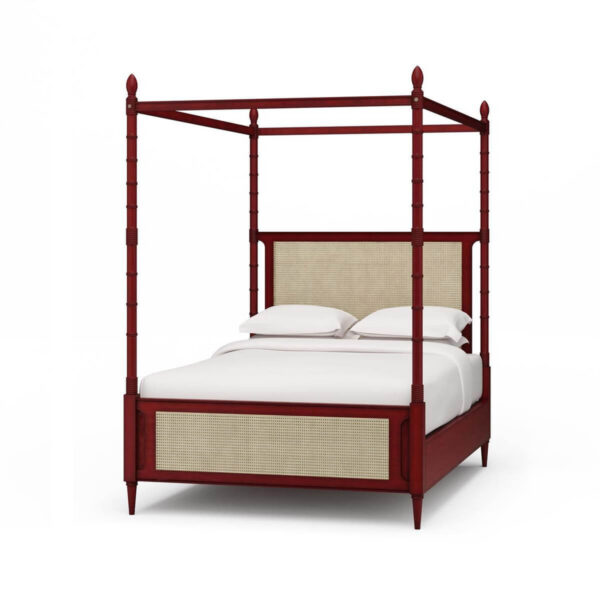 Bramble 29202 Martinique Bed Queen w/ Rattan