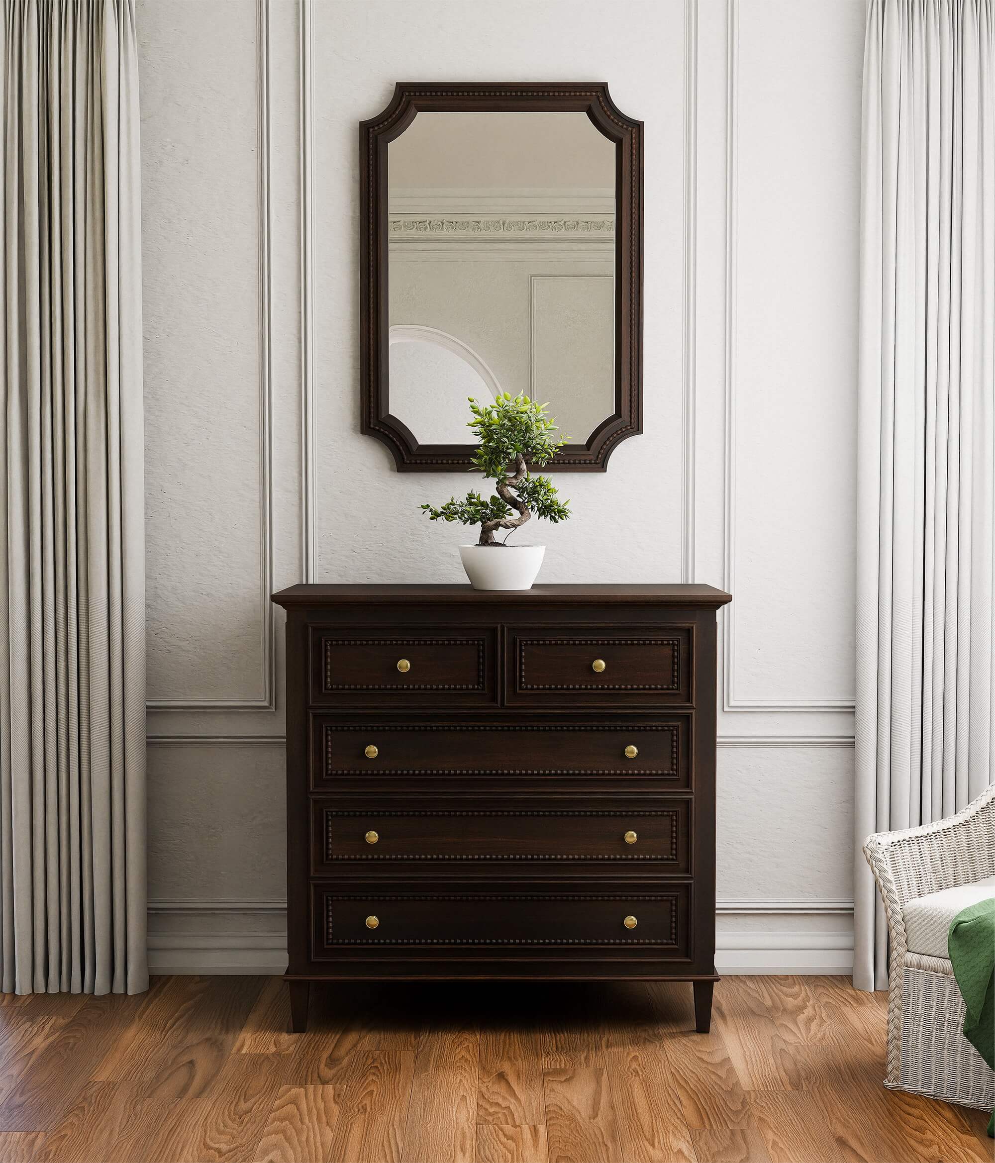 Bramble 28937 Vivienne 5 Drawer Dresser Bramble 28937 Vivienne 5 Drawer Dresser