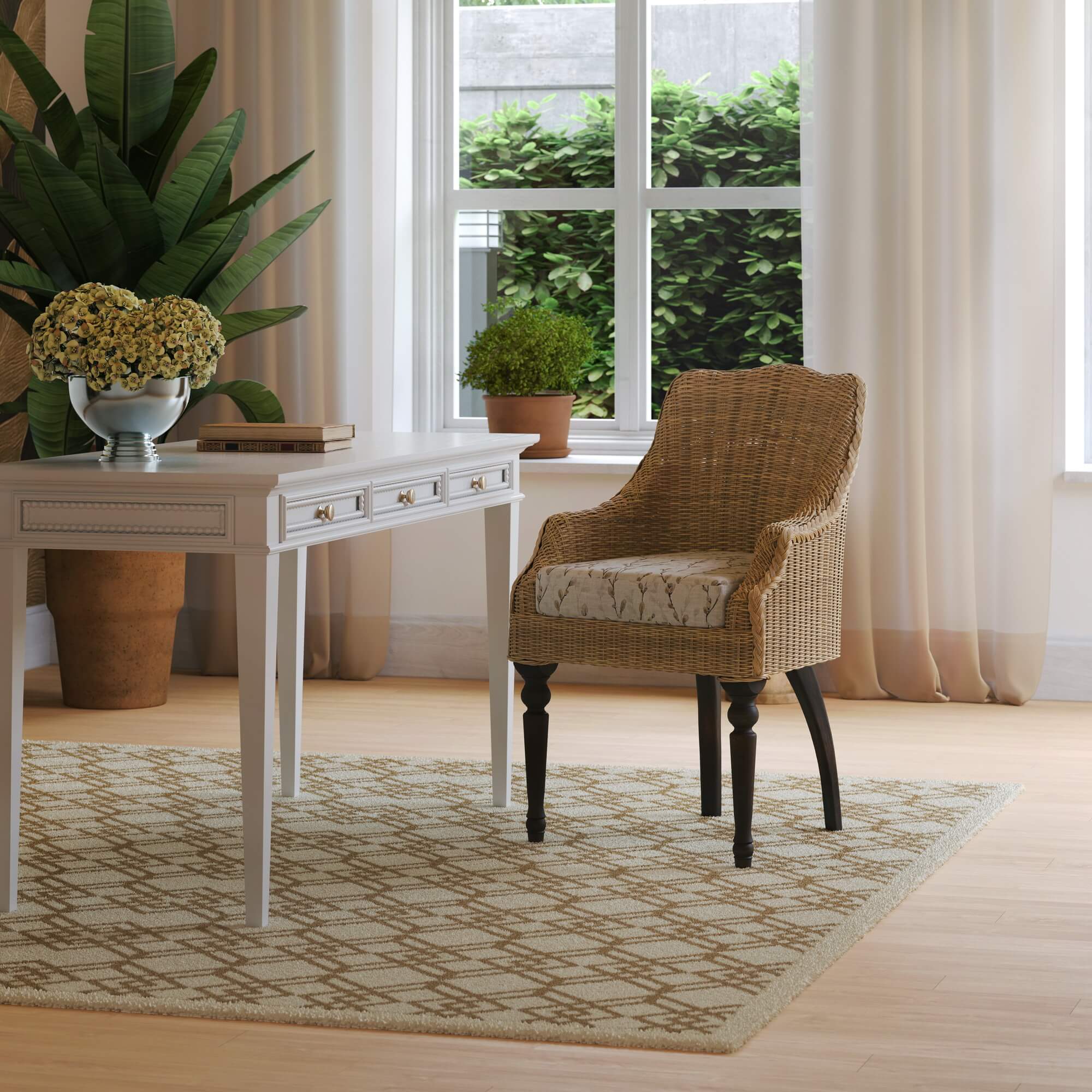 Bramble 28965 Vivienne Rattan Chair w/ Cushion Bramble 28965 Vivienne Rattan Chair w/ Cushion