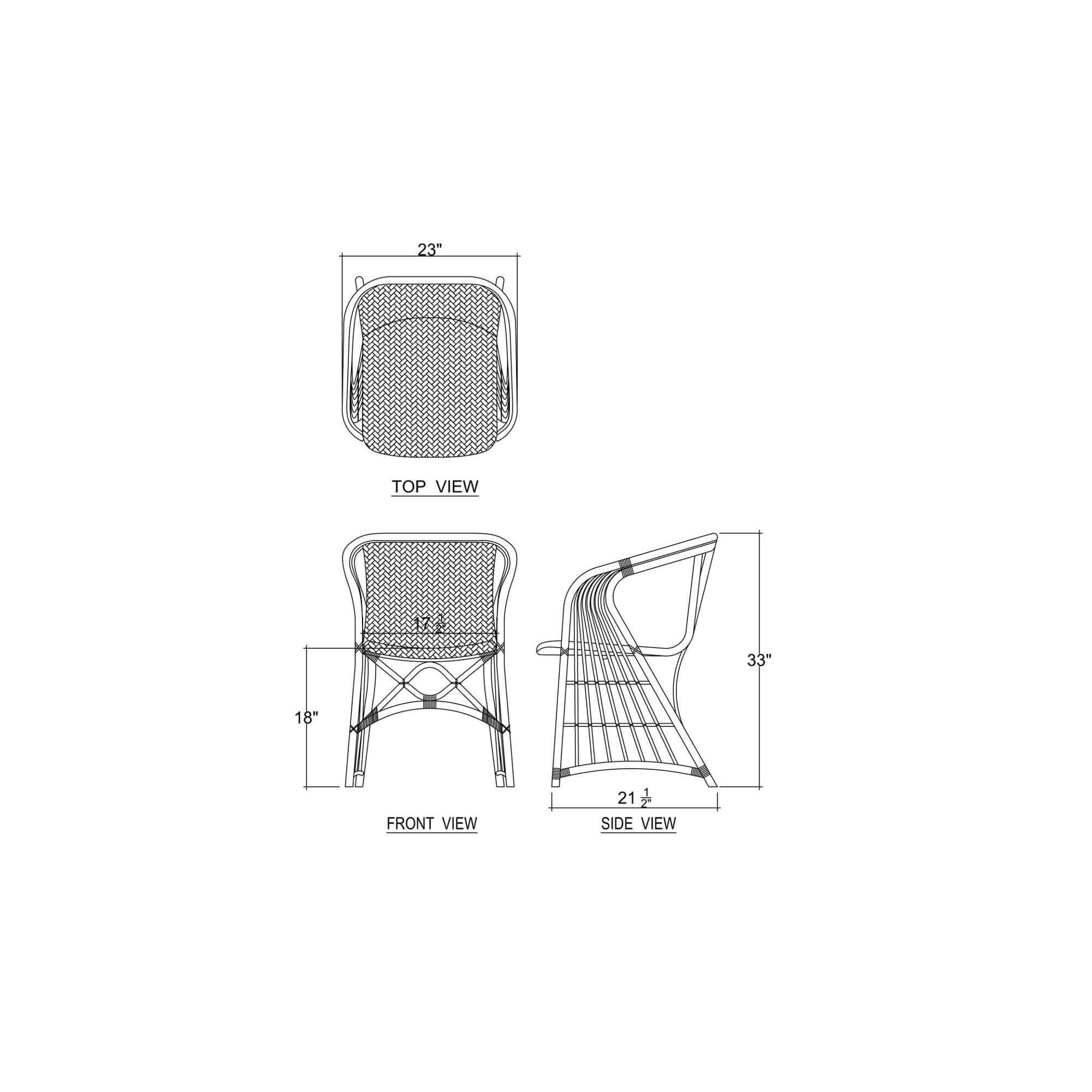 Bramble 28978 Carina Rattan Chair Bramble 28978 Carina Rattan Chair