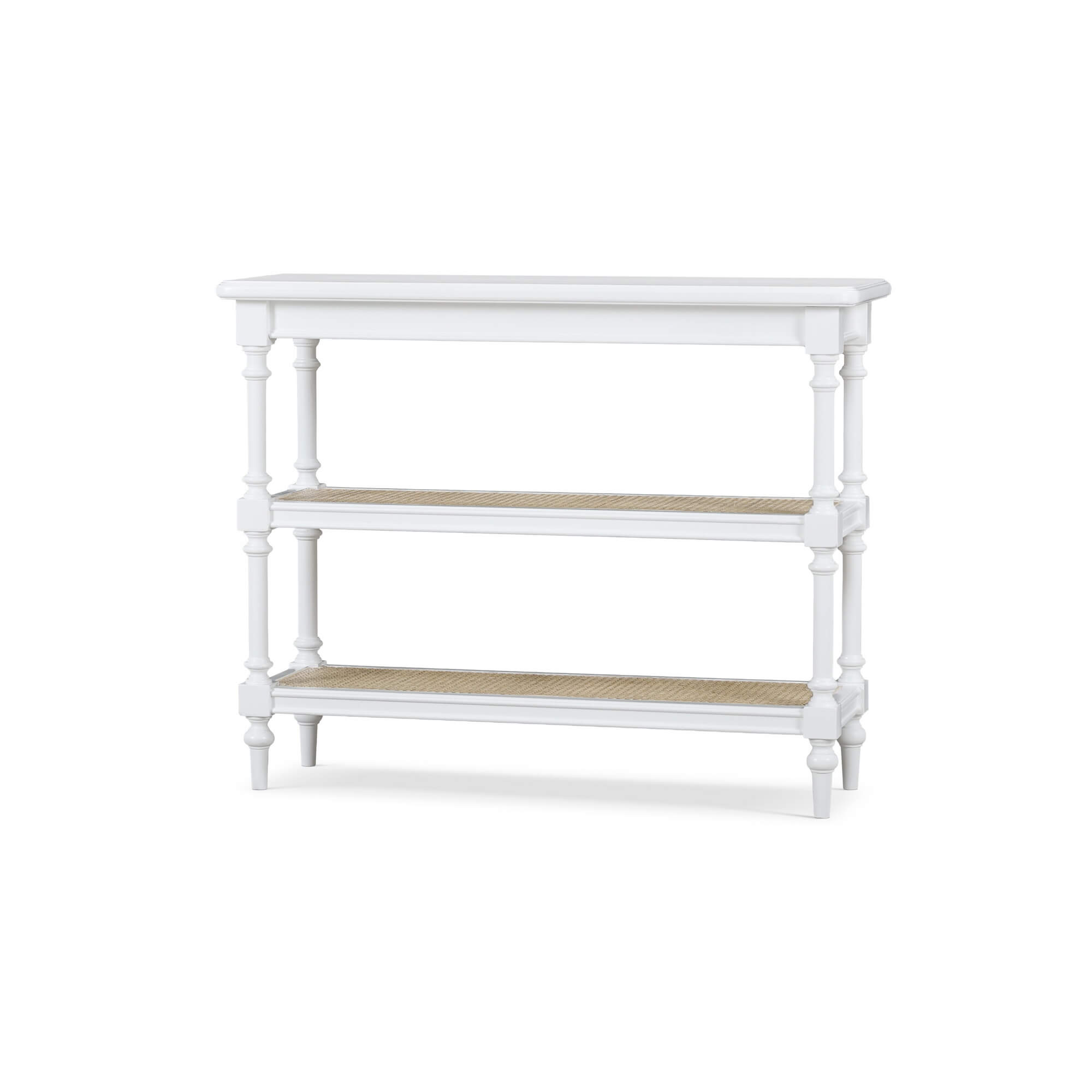 Bramble 28985 Palmetto Console Table w/ 2 Rattan Shelves Bramble 28985 Palmetto Console Table w/ 2 Rattan Shelves