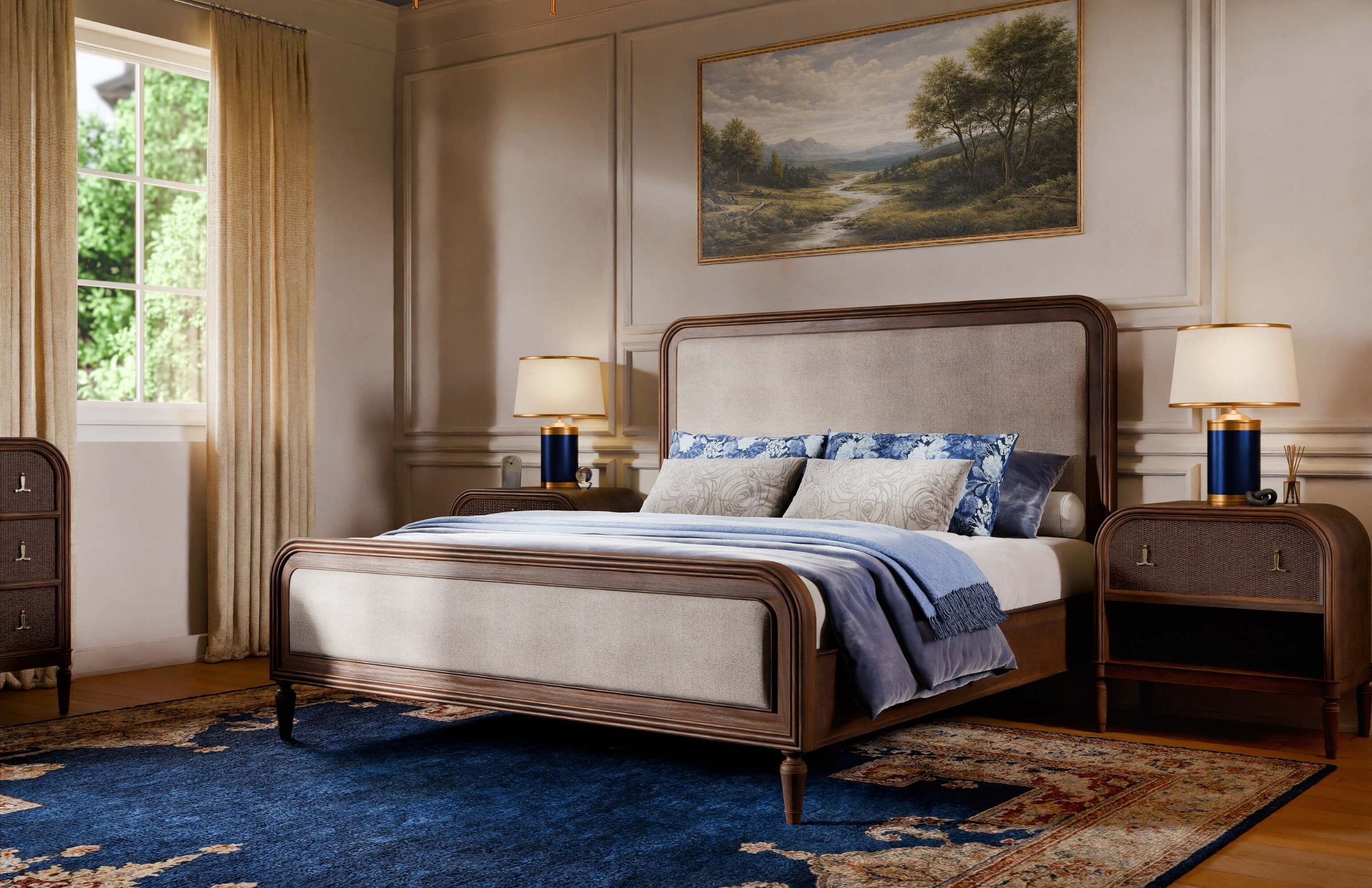 Bramble 29094 Langford Upholstered Bed King Bramble 29094 Langford Upholstered Bed King