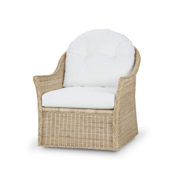 Bramble 28266 Nantucket Rattan Swivel Chair