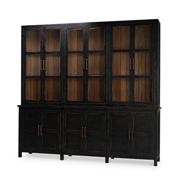 Bramble 28282 Madrone 12 Door Display Cabinet w/ Glass Shelves