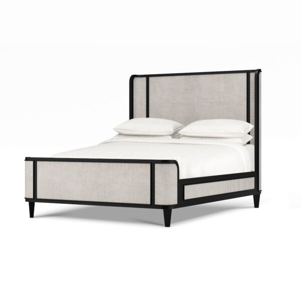 Bramble 28333 Lexington Bed w/ Rattan Queen