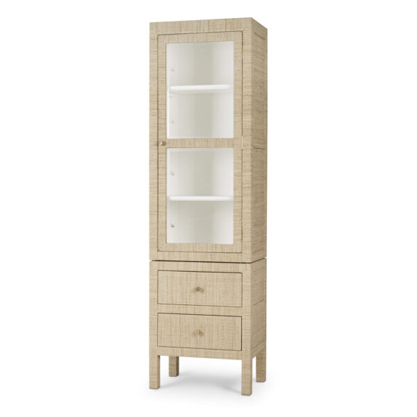 Bramble 28370 Kagu Tall Cabinet w/ Rattan