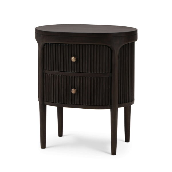 Bramble 28402 Regent Bedside Small Table w/ Round Pull Knobs