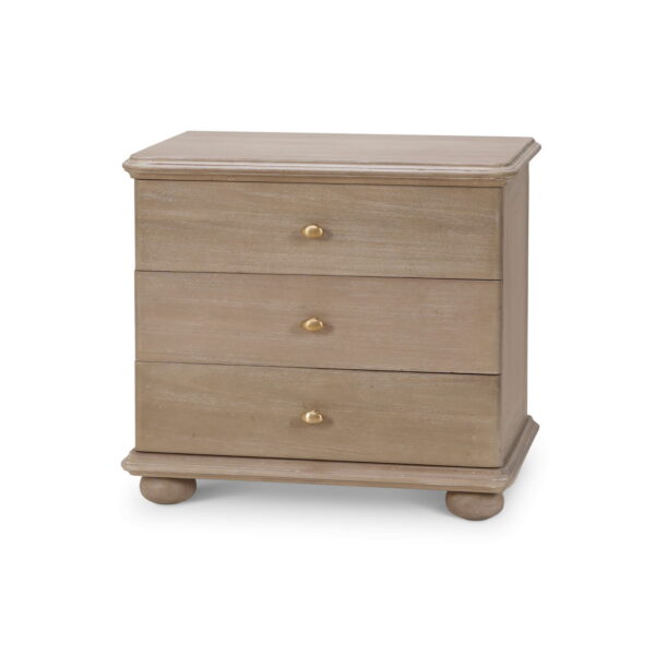 Bramble 28411 Luna 3 Drawer Bedside Table