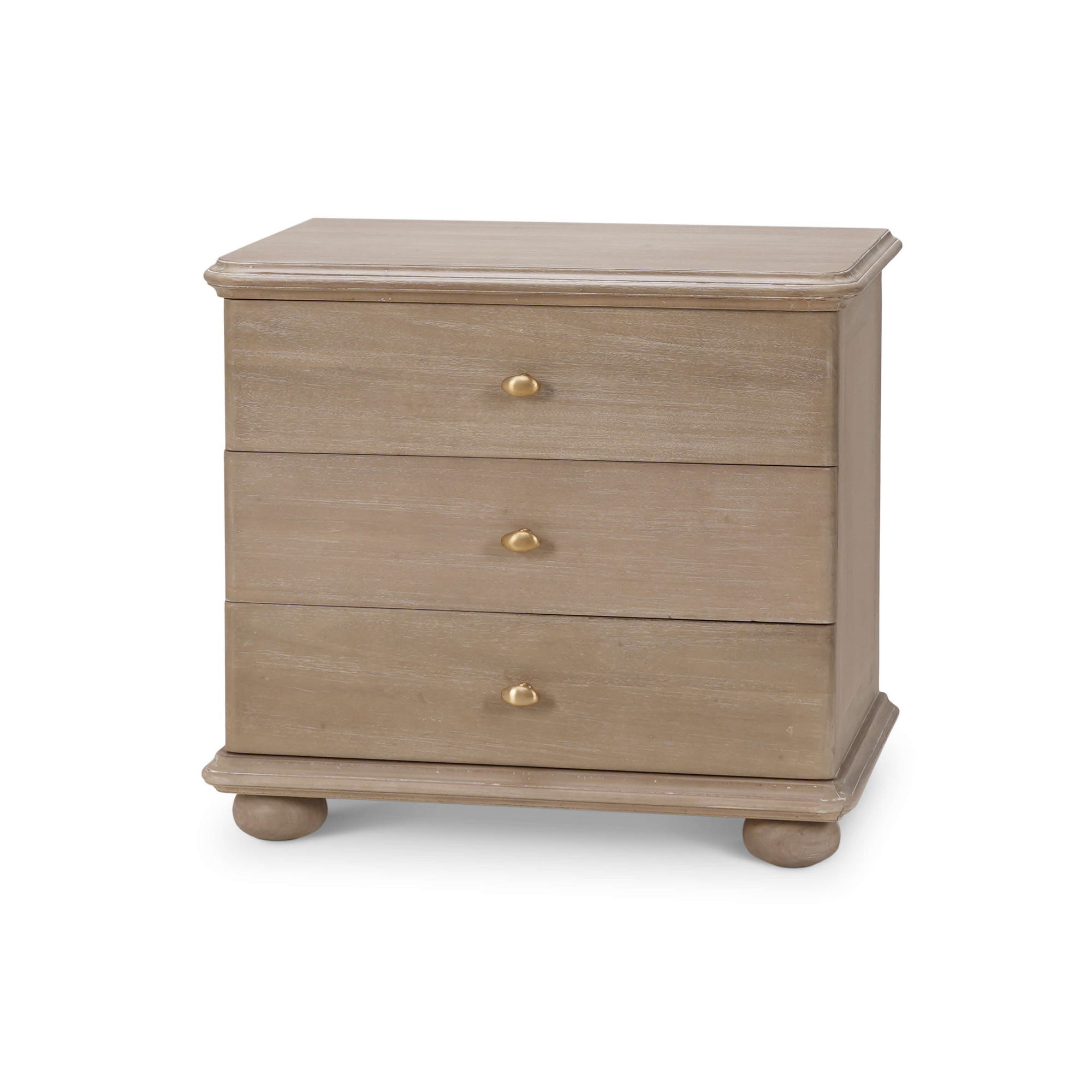 Bramble 28411 Luna 3 Drawer Bedside Table Bramble 28411 Luna 3 Drawer Bedside Table