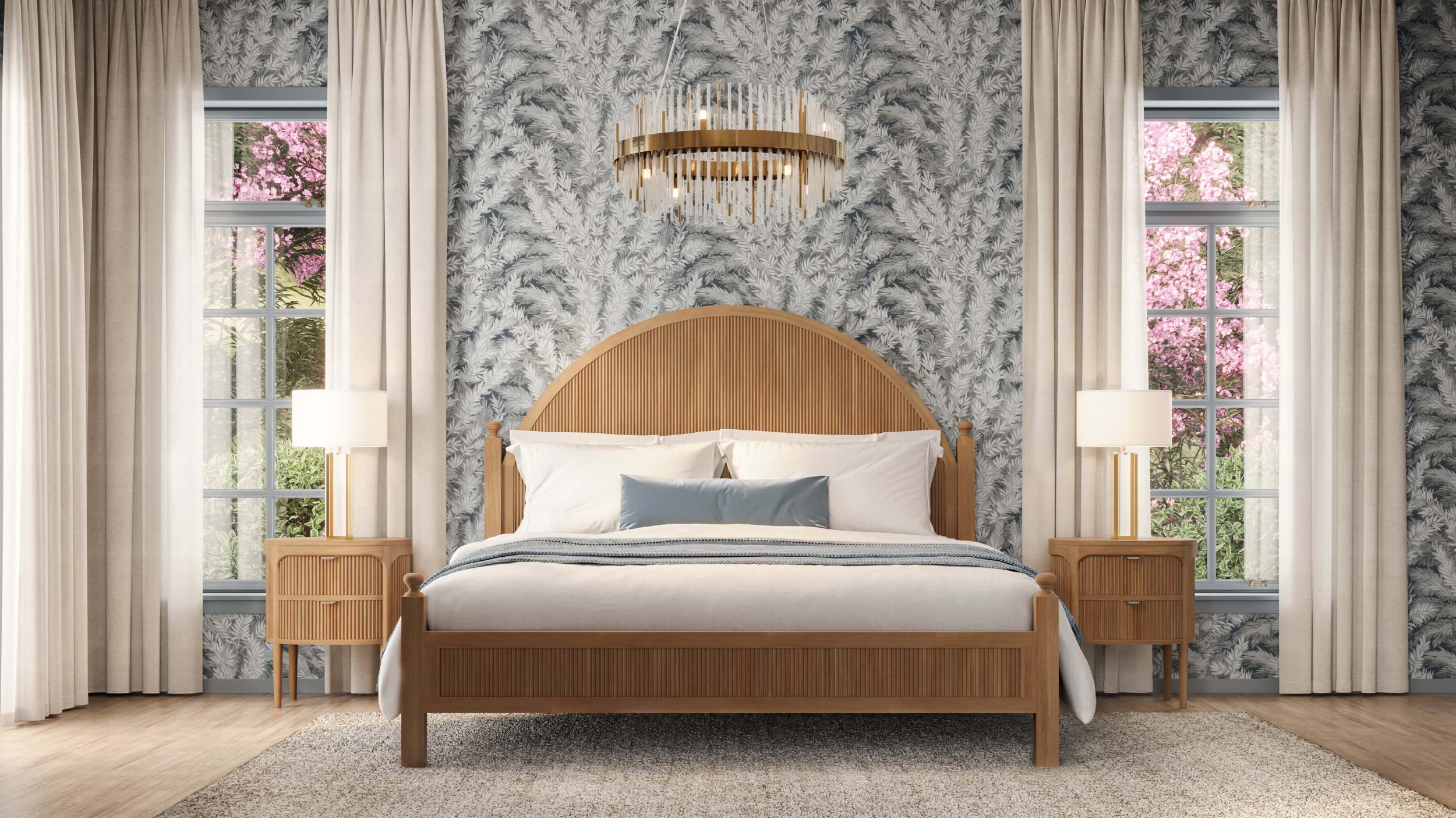 Bramble 28412 Regent Arc Bed King Bramble 28412 Regent Arc Bed King