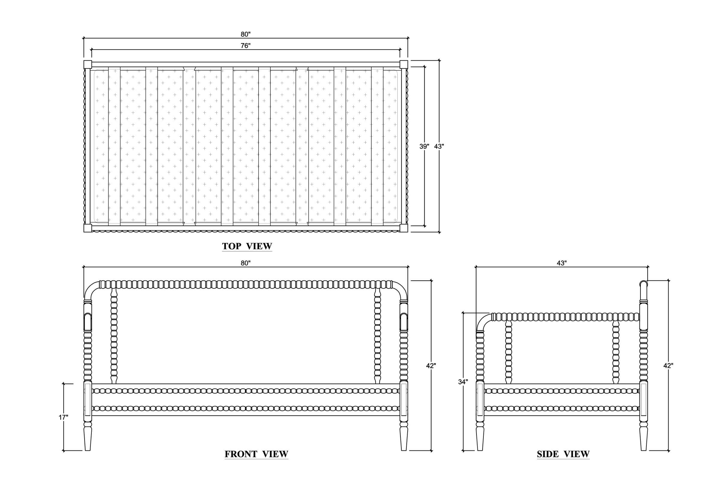 Bramble 28439 Cholet Twin Daybed w/o Mattress Bramble 28439 Cholet Twin Daybed w/o Mattress