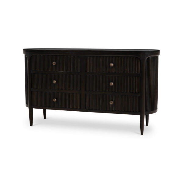 Bramble 28482 Regent 6 Drawer Dresser w/ Round Pull Knobs