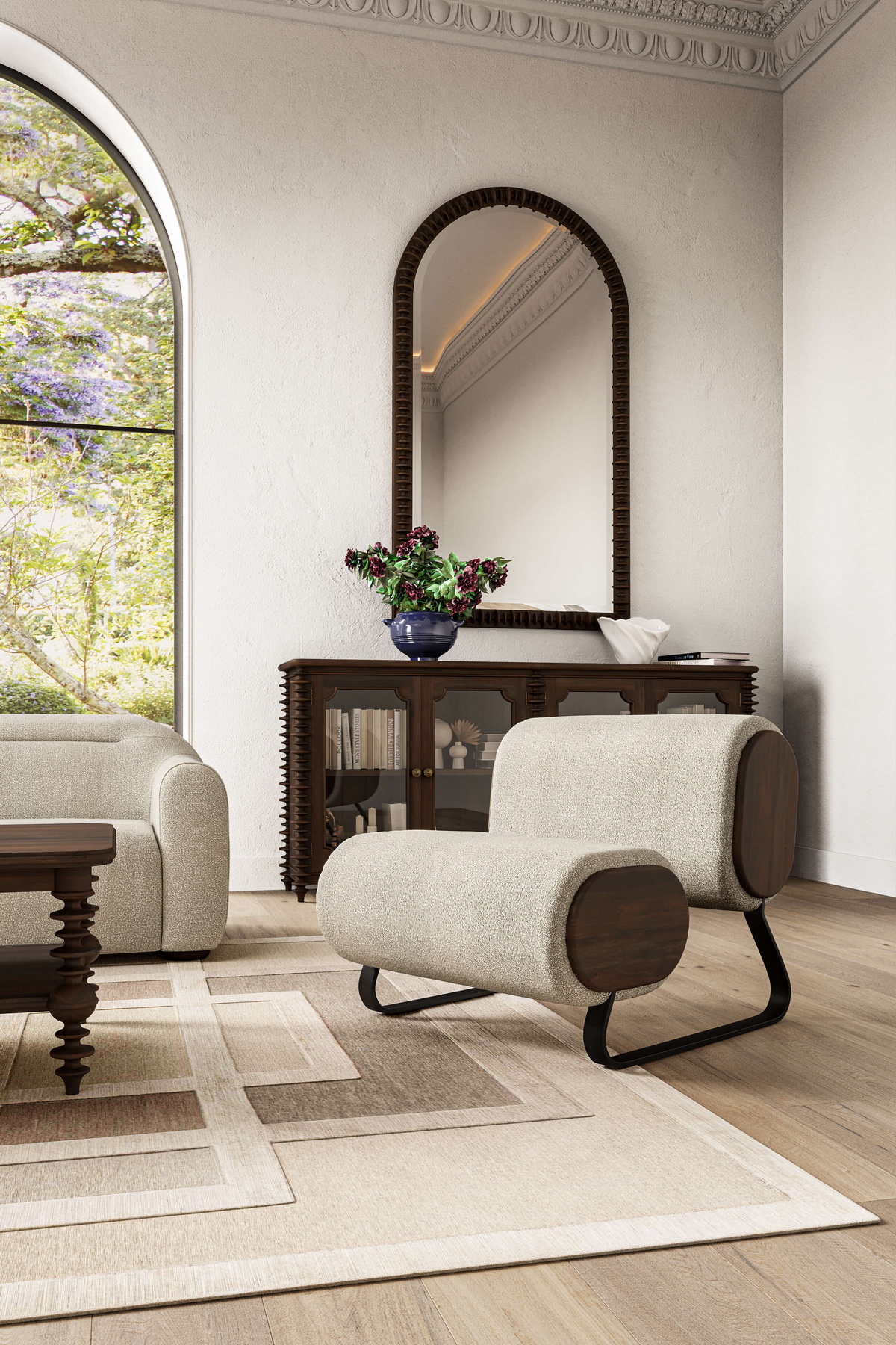 Bramble 28525 Milano Arched Floor Mirror Bramble 28525 Milano Arched Floor Mirror