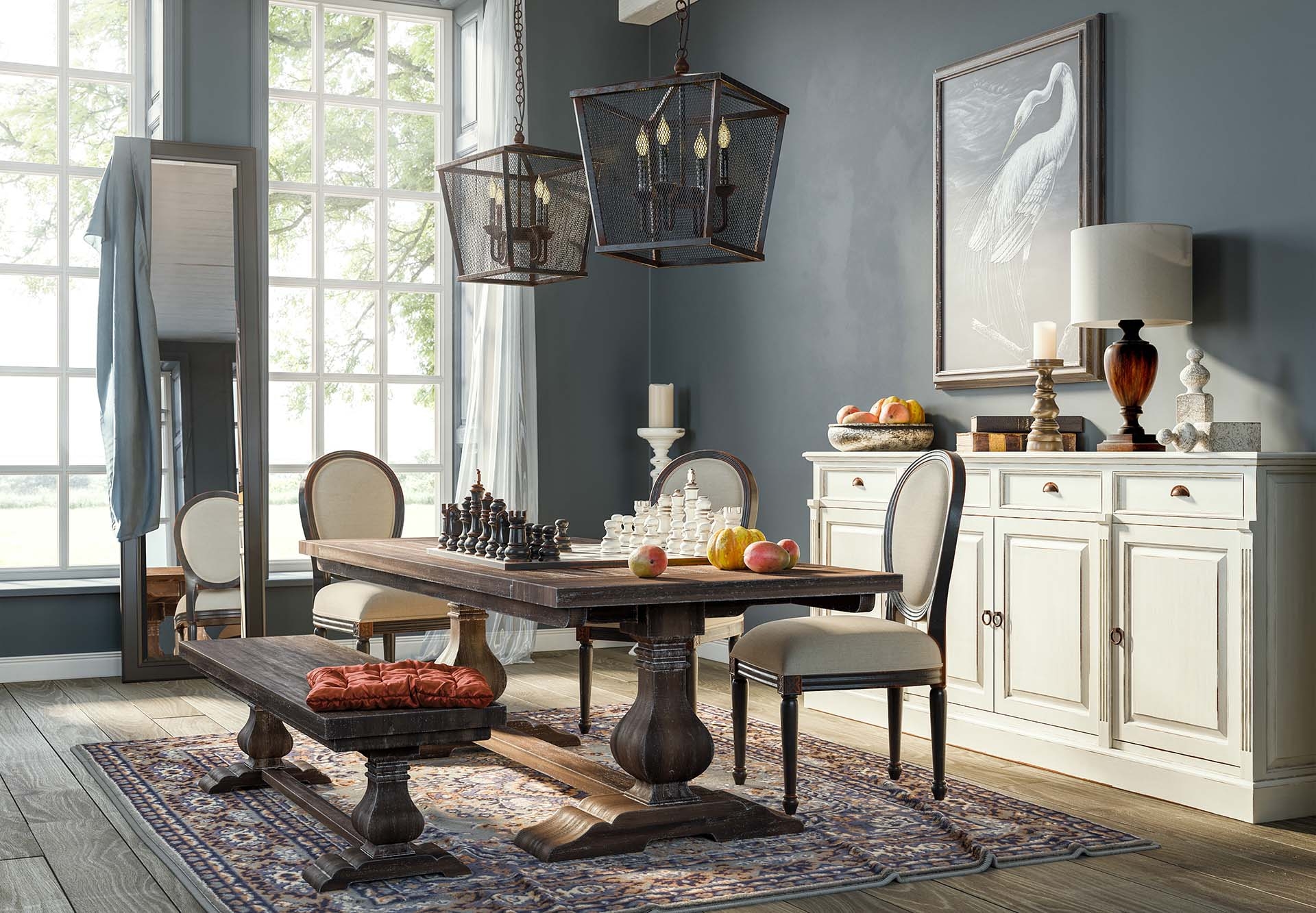Bramble 27697 Trestle Dining Bench Bramble 27697 Trestle Dining Bench