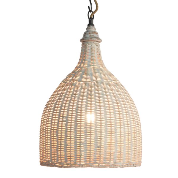 Bramble 27798 Hampton Rattan Pendant Small