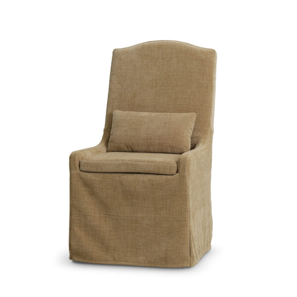 Bramble 27837 Sierra Slipcovered Dining Chair w/ Castors