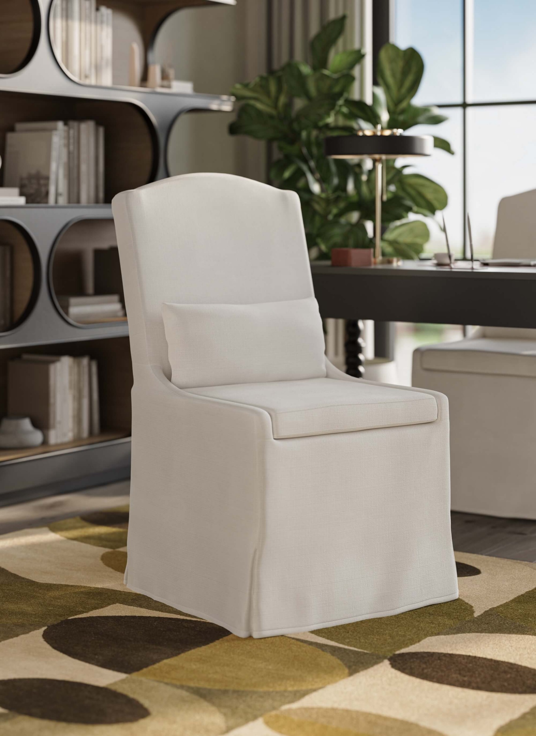 Bramble 27837 Sierra Slipcovered Dining Chair w/ Castors Bramble 27837 Sierra Slipcovered Dining Chair w/ Castors