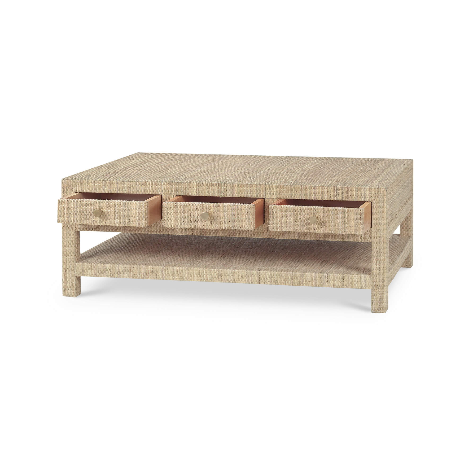 Bramble 27976 Kagu 6 Drawer Coffee Table w/ Rattan Bramble 27976 Kagu 6 Drawer Coffee Table w/ Rattan