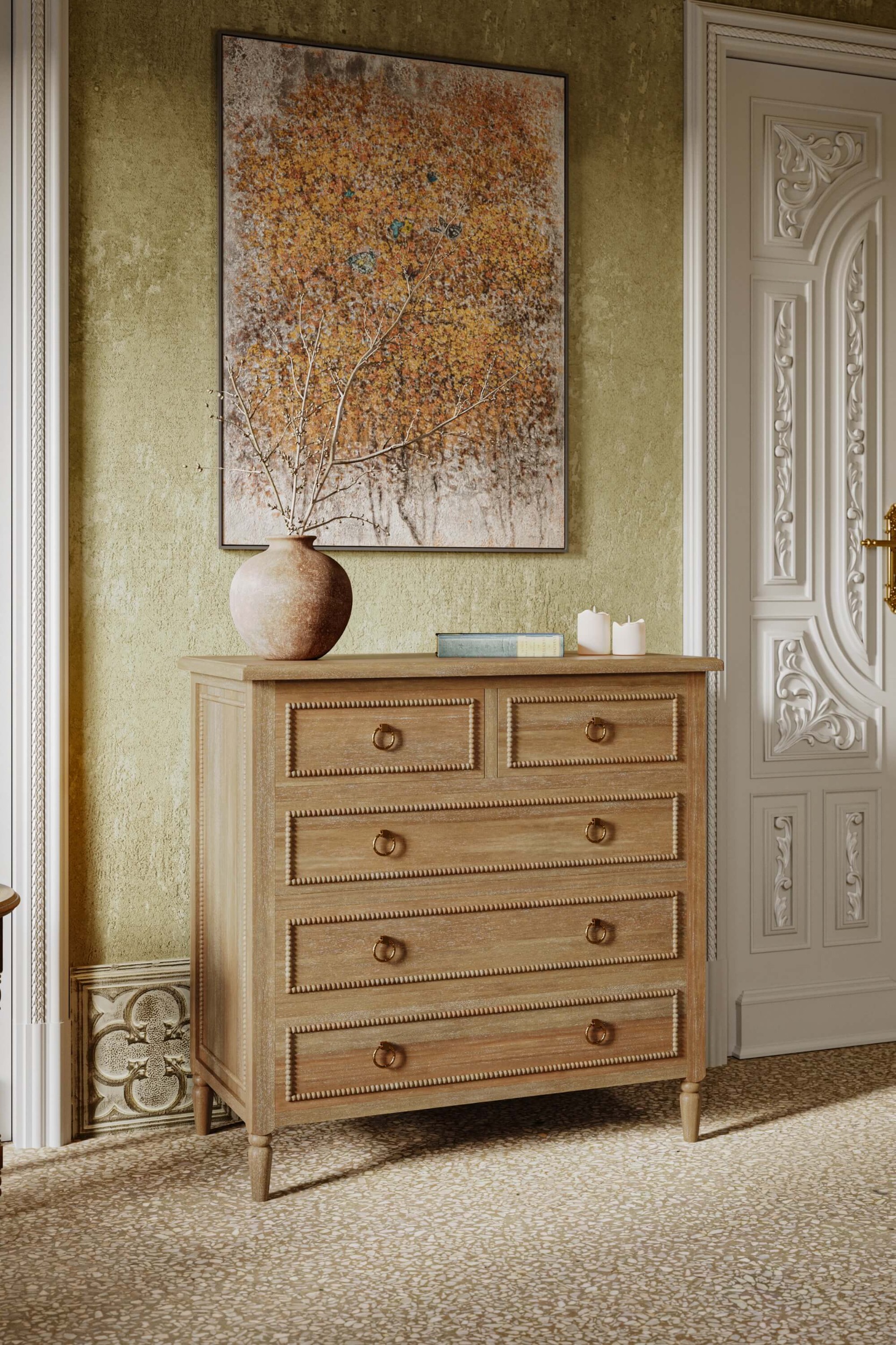 Bramble 28066 Cholet 5 Drawer Dresser Bramble 28066 Cholet 5 Drawer Dresser