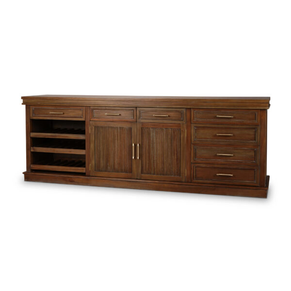 Bramble 28117 Kraton Buffet w/ Wine Rack
