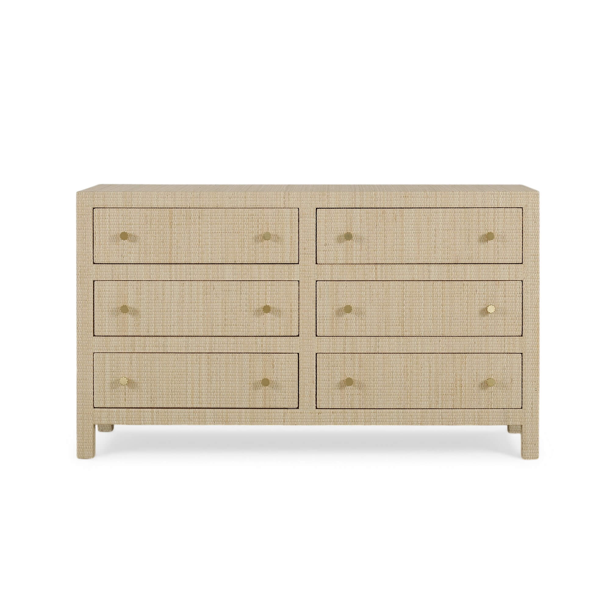 Bramble 28185 Kagu 6 Drawer Dresser w/ Rattan Bramble 28185 Kagu 6 Drawer Dresser w/ Rattan