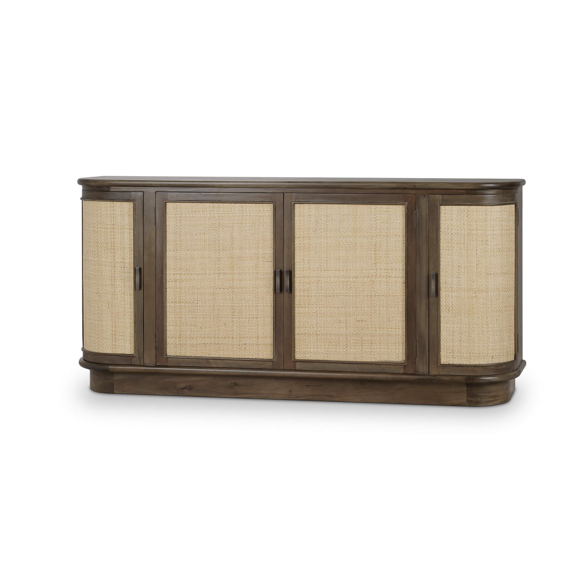 Bramble 28223 Dakota Oval 4 Door Sideboard w/ Rattan Panels Bramble 28223 Dakota Oval 4 Door Sideboard w/ Rattan Panels
