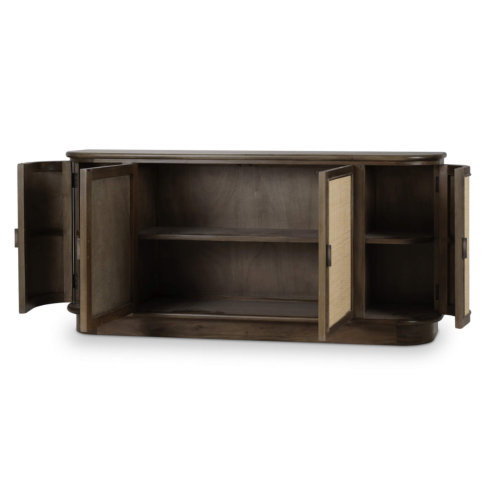 Bramble 28223 Dakota Oval 4 Door Sideboard w/ Rattan Panels Bramble 28223 Dakota Oval 4 Door Sideboard w/ Rattan Panels