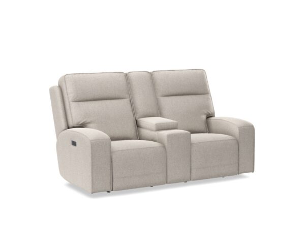 England Furniture E6H85H3 Dbl Recl Loveseat Console
