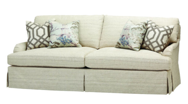 Massoud 4831 Emma Skirted Two Cushion Sofa