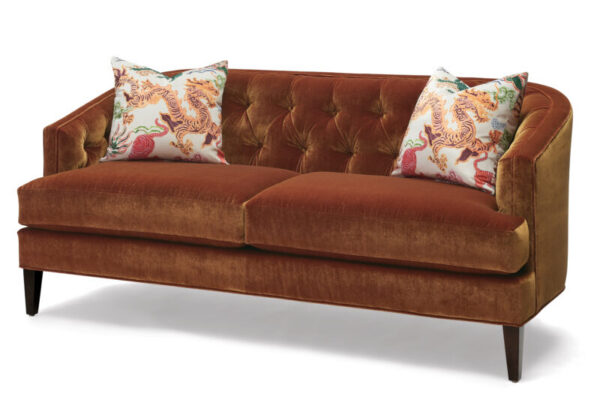 Massoud 8235 Bardot Tufted Short Sofa