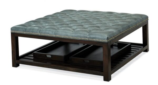 Massoud 899 Rand Square Tufted Ottoman
